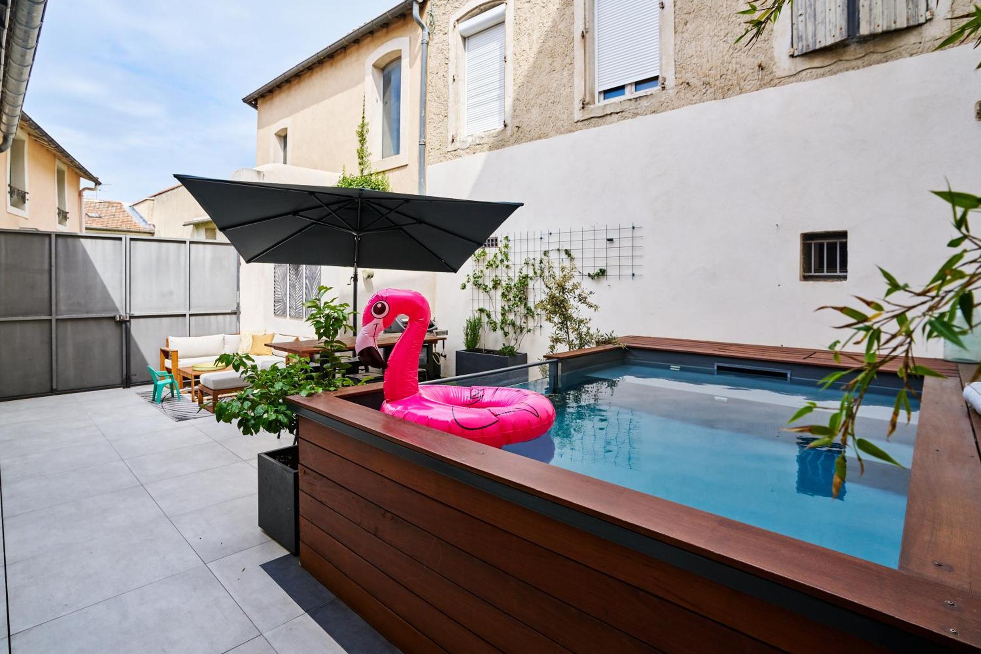 Maison De Ville Moderne Climatisee Avec Piscine Morieres-les-Avignon Ngoại thất bức ảnh