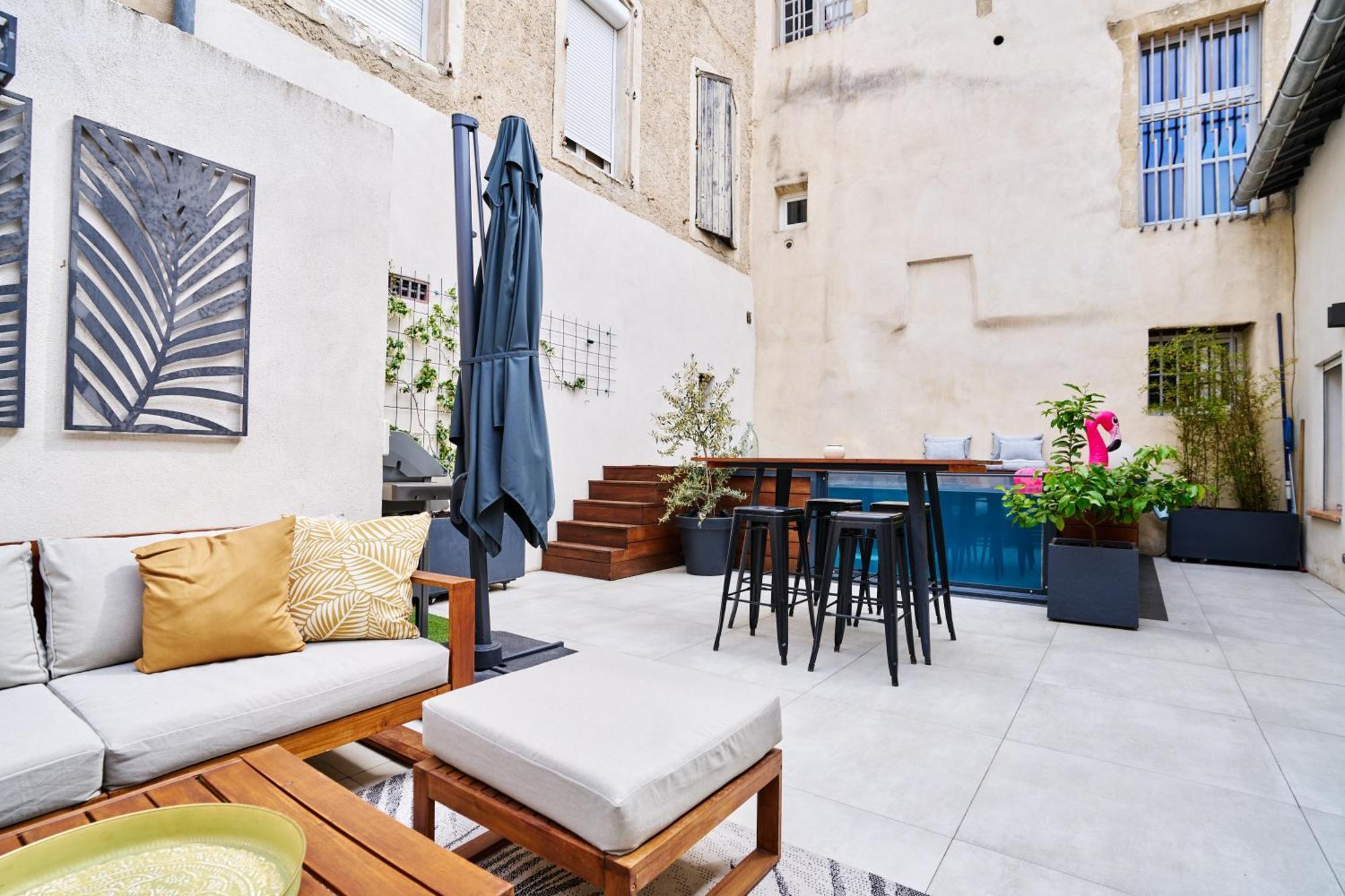 Maison De Ville Moderne Climatisee Avec Piscine Morieres-les-Avignon Ngoại thất bức ảnh