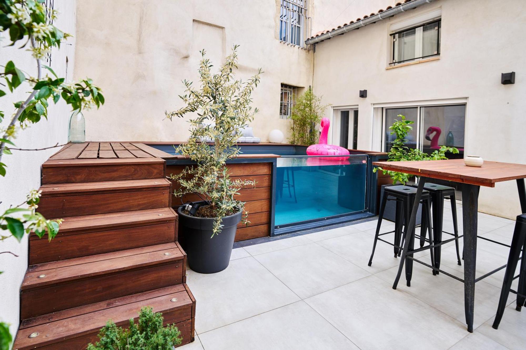 Maison De Ville Moderne Climatisee Avec Piscine Morieres-les-Avignon Ngoại thất bức ảnh